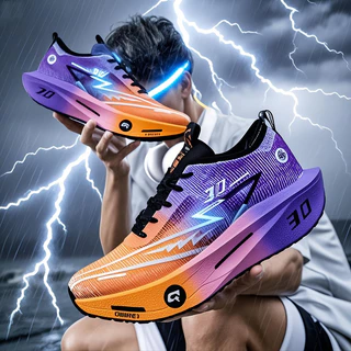 Novos Sapatos Esportivos Casuais De Placa De Carbono Com Almofada Macia E Tênis De Corrida off-road Antiderrapantes Ao A
