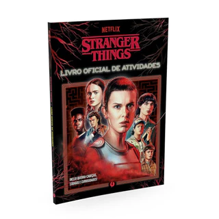 Stranger things livro oficial de Atividades em Oferta na Shopee