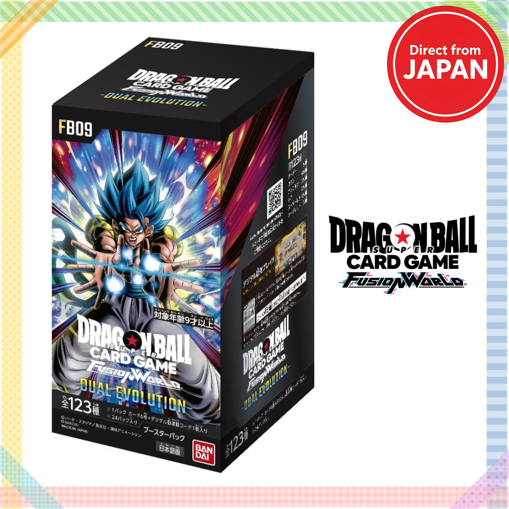BANDAI Dragon Ball Super Card Game Fusion World Booster Pack DUAL