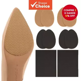 Protetores De Sola Antiderrapantes Autoadesivos Para Salto Alto-1 Par De Adesivos Duráveis Fundo De Sapato Mulheres em Oferta na Shopee