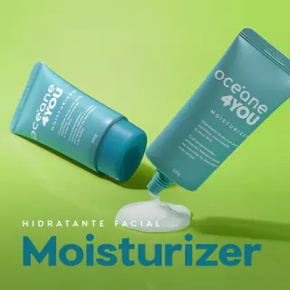 Hidratante Facial com Niacinamida e Ácido Salicílico - Moisturizer 4you 50g em Oferta na Shopee
