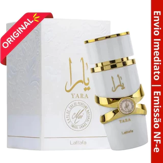 Perfume Feminino Lattafa Yara White 100ml EDP – Original Árabe, Amber Gourmand, Jasmine em Oferta na Shopee