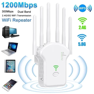 Repetidor Wifi 2800m 6 Antenas Roteador Amplificador De Sinal Modem 300MBPS FLUX