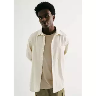 Camisa Masculina Comfort Texturizada em Oferta na Shopee