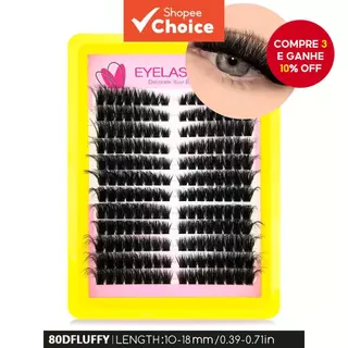 Clusters De Cílios De Vison Falso – Individuais Longos C Curl , Aparência Macia E Natural , Vários Comprimentos Para Ext em Oferta na Shopee