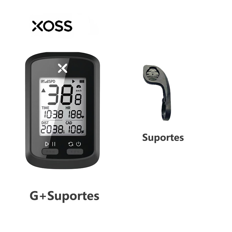 XOSS G + Computador De Bicicleta GPS Velocímetro Sem Fio Bluetooth ANT + Odômetro À Prova D'água
