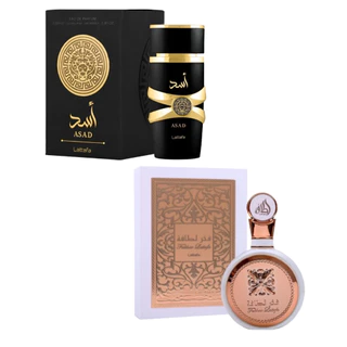 kit 2 perfumes  Árabes  Lattafa  Asad + Lattafa Fakhar - 100 ml alta qualidade em Oferta na Shopee