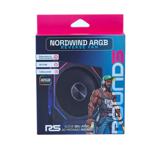 Fan Gamer Round5 Nordwind Reverse Black ARGB 120 mm PWM
