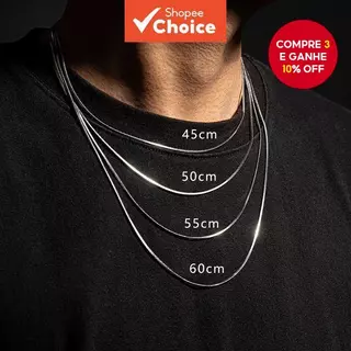 1pc Titânio Aço Cobra Corrente Colar Unissex Hip Hop Minimalista Em Camadas Camisola Jóias Na Moda em Oferta na Shopee