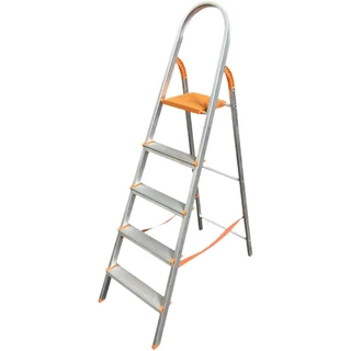 Escada de alumínio 5 degraus residencial - EDS005 - Agata Escada de alumínio 5 degraus residencial - EDS005 - Agata