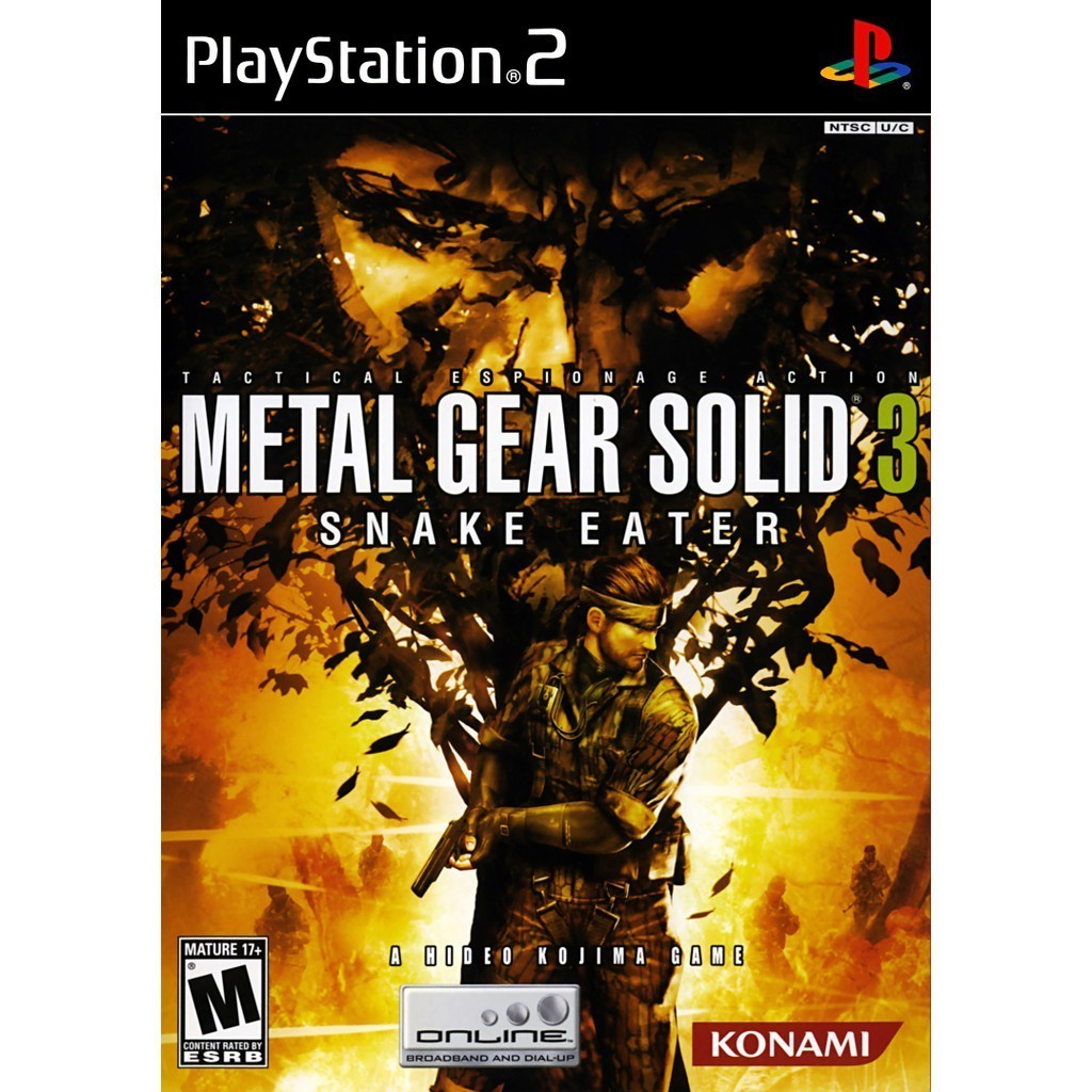 Metal Gear Solid 3 Snake Eater jogo playstation ps2