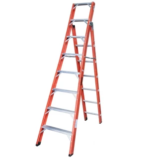 Escada de fibra de vidro 8 x 13 degraus 2,40 x 4,15 m modelo multiuso - FMU-8/13 - Rotterman em Oferta na Shopee