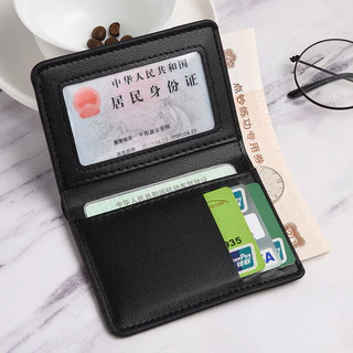 ​ Nova Carteira Ultrafina Masculina Porta Cartão Mini-Estilo Curto Vertical Slim Coreano Juvenil