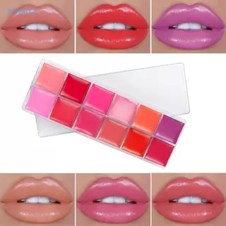 Raybre Lip Gloss Palette Nutritivo À Prova D'água Glaze Ferramenta De Maquiagem Feminino Coreano Cosméticos Tint em Oferta na Shopee