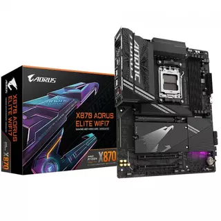 Placa Mãe Gigabyte X870 AORUS Elite WiFi7, Chipset X870, AMD AM5, ATX, DDR5 em Oferta na Shopee