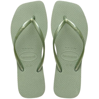 Chinelo Havaianas Feminino Slim Square Bico Quadrado Tira Fina Original