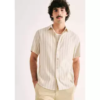 Camisa Masculina Fio Tinto Com Liocel em Oferta na Shopee