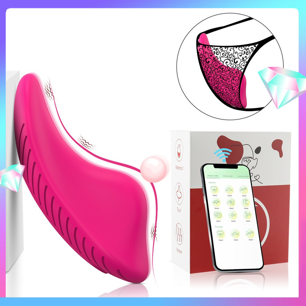 Vibrador Calcinha Bluetooth Controle no celular a Distância via App encaixe perfeito com Calcinha