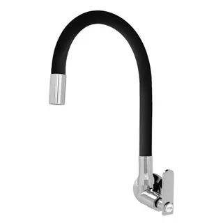 Torneira de Parede p/Cozinha Bica Móvel Pratic Black Cromado Romar em Oferta na Shopee