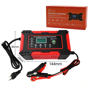 Carregador de Bateria 12V 6A Bivolt Inteligente Reparo por Pulso c/ LCD – Carro e Moto  marisa em Oferta na Shopee