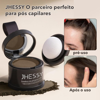 O pó para cobertura de cabelo pode cobrir a calvície, reduzir o cabelo branco e à prova d'água. em Oferta na Shopee