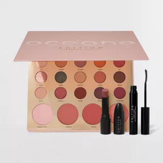 Kit Paleta Multifuncional + Batom Rosa + Máscara para Cílios Edition (3 Produtos) em Oferta na Shopee