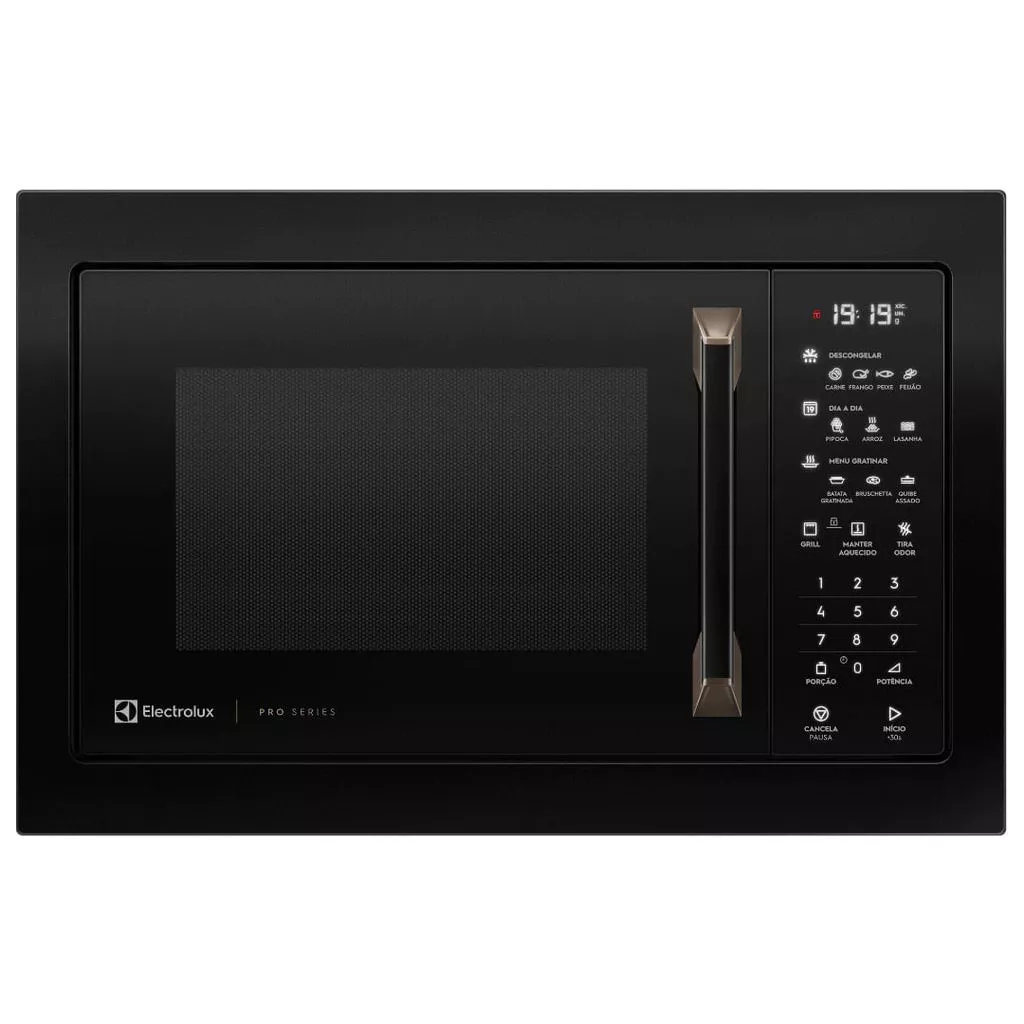 Micro ondas de Embutir Electrolux MV43T Pro Series Glass Touch 34 Litros Preto