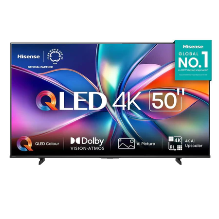 Smart TV 50 Polegadas 4K 50Q6QV QLED HDR10 Dolby Atmos Vidaa U9 Hisense