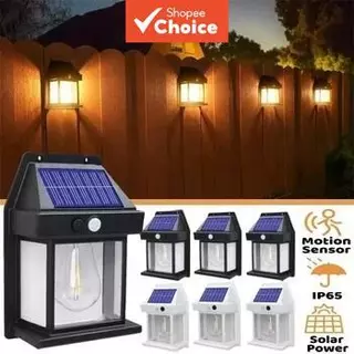 Luminária de Parede de Tungstênio à Prova D'água com Energia Solar – Lâmpada Decorativa Infinita para Jardim