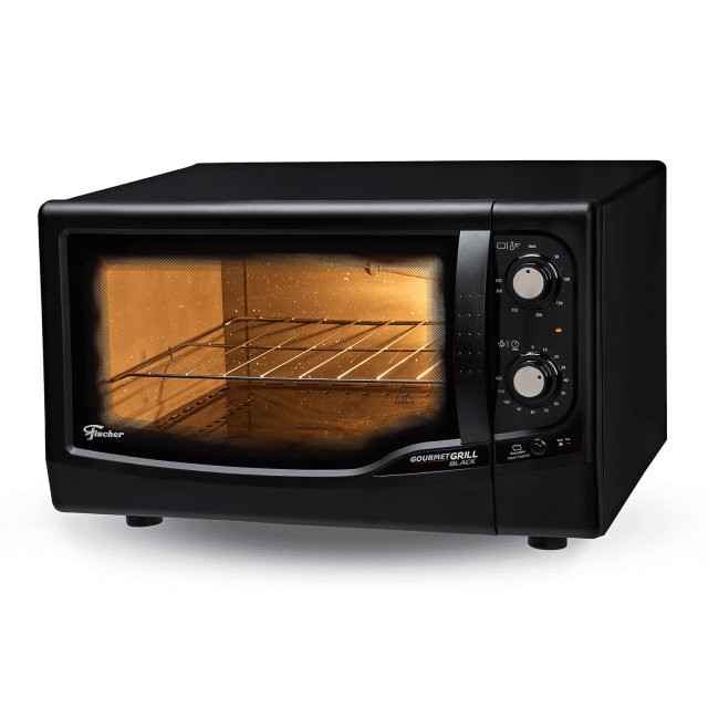 Forno Elétrico Fischer Gourmet Grill 44L Bancada Preto 220V 