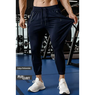 Calça Masculina Com Elastano Esportiva Fit