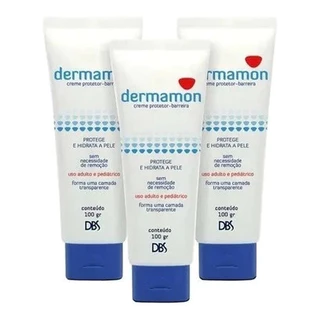 Kit 3 Barreira Dermamon Protetor Da Pele 100g em Oferta na Shopee