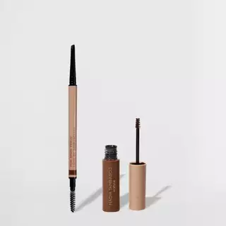 Kit Máscara de Sobrancelha Castanho + Lápis de Sobrancelhas Retrátil Médio Nádia Tambasco By Océane (2 Produtos) em Oferta na Shopee