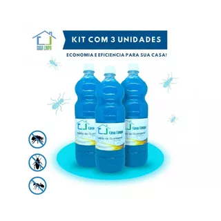 KIT 3 un SABAO DE QUEROSENE 1L CASA LIMPA em Oferta na Shopee