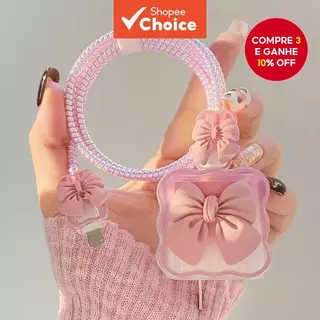 Conjunto de 5 Peças de Casos Protetores de Cabo de Dados 18W/20W para 14/13/12 Pro Cabeça de Carregamento em Oferta na Shopee