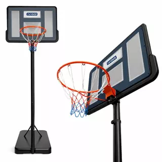 Tabela de Basquete Portátil Móvel Altura Ajustável 1,50 até 3,05 M Aro 45cm em Oferta na Shopee