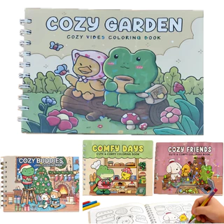 Kit 4 Livro de Colorir cute 48 Folhas Caderno de Desenho Pintura Coloring Book em Oferta na Shopee