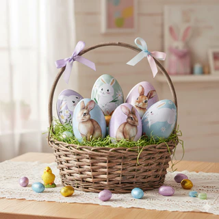 Kit 12 Ovinho Metal Páscoa Lembrancinha Ovo Metalizado Grand em Oferta na Shopee