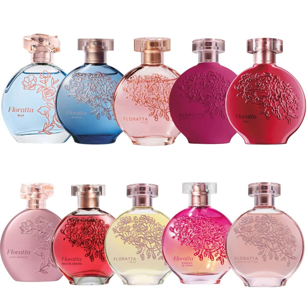 Perfume Feminino Floratta O Boticário Fragrância a Escolher em Oferta na Shopee
