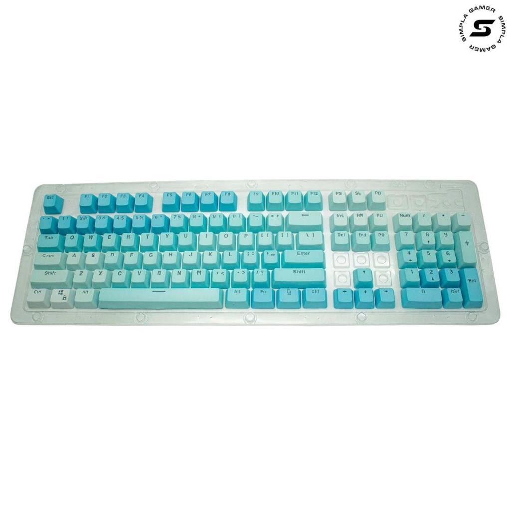 Keycaps Teclas degrade Azul - US | Shopee Brasil