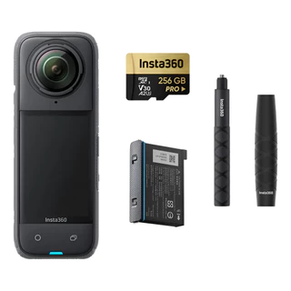 Câmera De Ação Insta360 X4 Kit 6977644764763 Bastão Sd256gb em Oferta na Shopee