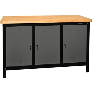 Bancada fechada com 3 portas - Dark - Presto em Oferta na Shopee