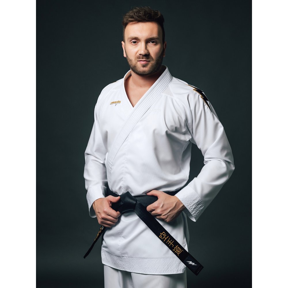 Kimono Karate Zanshin Adulto GKM Gold Line Microfibra | Shopee Brasil