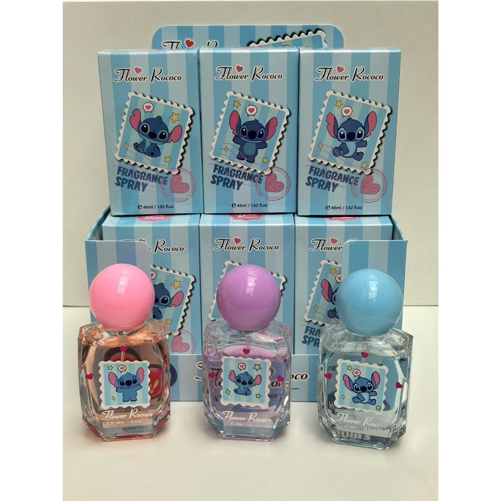 Perfume Infantil Flower Rococo 45ml – Frasco Spray Natural Sem Álcool ...