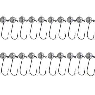 Jig Head Facetado 10g (Anzol 2/0) - 20 Unidades em Oferta na Shopee