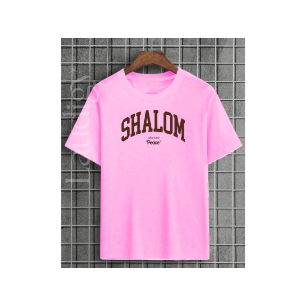 Camiseta Camisa Masculina Shalom 100% Algodão Lançamento | Shopee