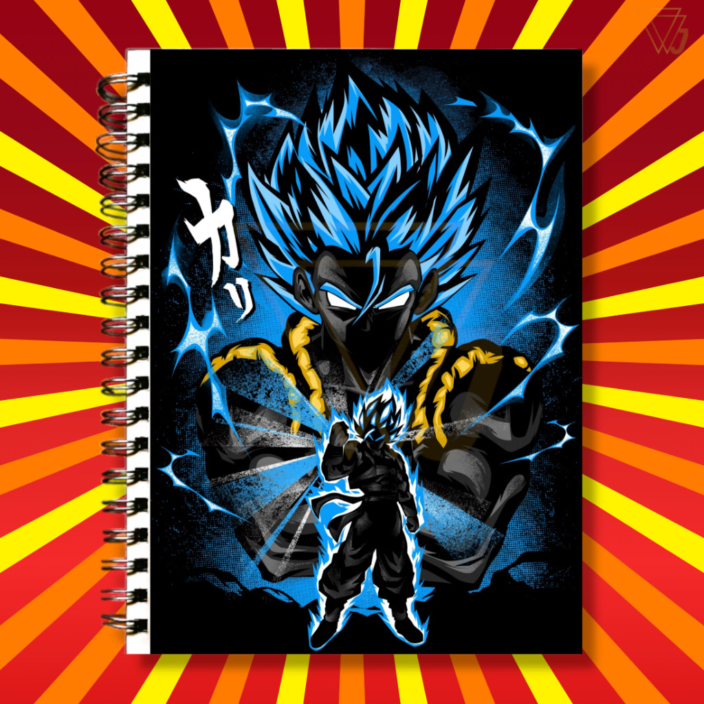 Adesivo Para Capa de Caderno Goku Anime Dragon Ball Super Saiyajin Top ...