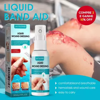 Película Transparente para Feridas Impermeável, Bandagem Adesiva Pós-Cirurgia, Proteção para Banho ou Infusão em Oferta na Shopee