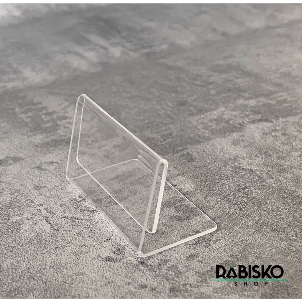 Kit Porta Preço em Acrílico 5x3cm – Para Prateleiras e Vitri