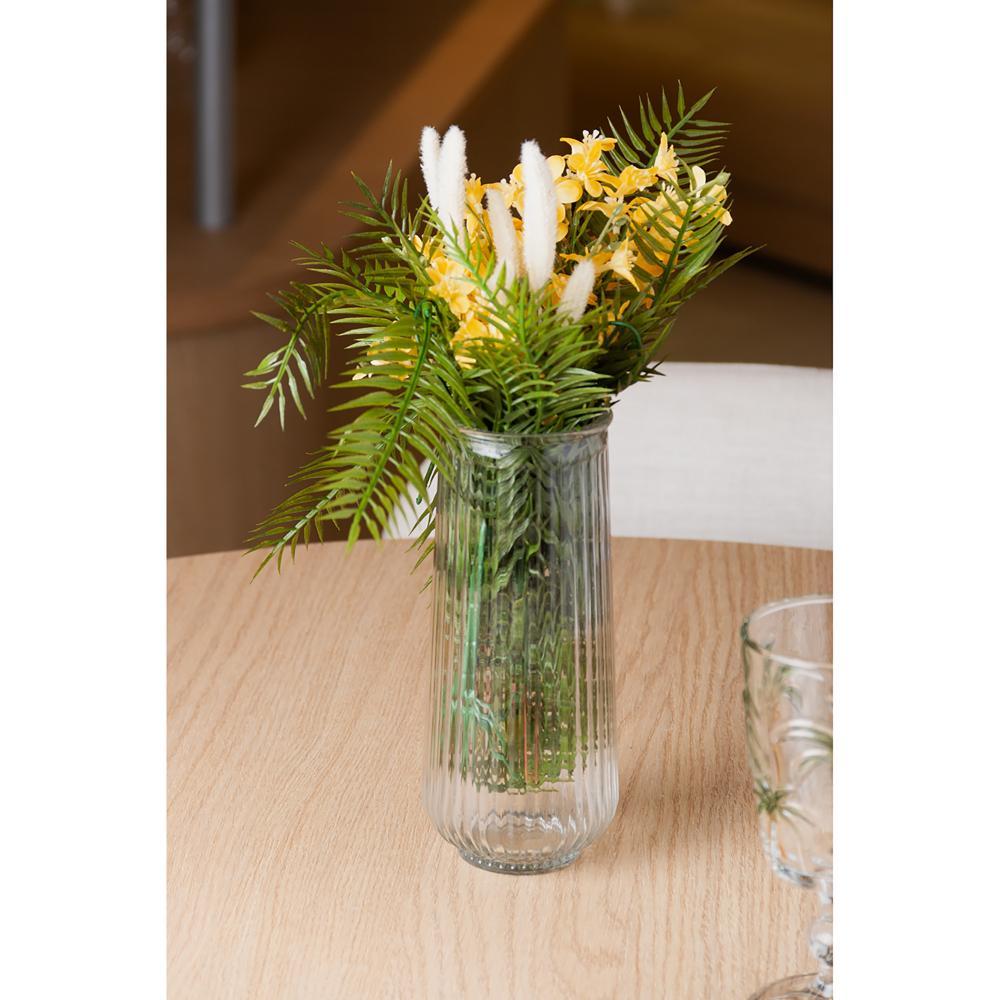 Vaso de Vidro Reflexos Transparente 20cm - Lyor
